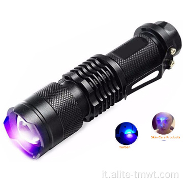 Rilevatore di denaro UV Ultra Violet Led Torch Light